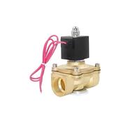 Électrovanne en laiton de 2,5 cm 24 V 12 V 220 V 110 V IP65 Normalement fermée Vanne électromagnétique en laiton (NPT_230VAC_NBR-SEAL)