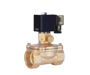 Électrovanne en laiton DN15-50 avec interrupteur d'urgence manuel (AC 220 V DC 24 V) for eau, huile, air et électrovanne à économie d'énergie(DN20,G_DC24V_ENERGY SAVING TYPE)