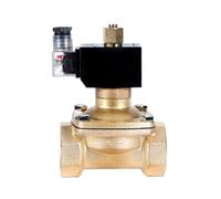 Électrovanne en laiton étanche IP65, 1 pièce, 1-1/2'', normalement ouverte, 24 V, 12 V, 220 V, 110 V, for eau/gaz, for environnement humide(1-1/2"BSP,12VDC EPDM-Seal)