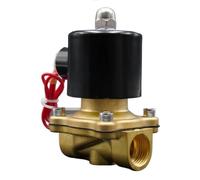 Électrovanne en laiton G1/4 "G3/8" G1/2 "G3/4" G1 ", normalement fermée, AC110V 220V 380V 24V DC12V, eau(1/2",DC12V)