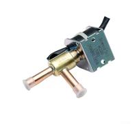 Electrovanne en laiton HVAC pour R22 R410A R407C, vanne de commande de refroidissement électromagnétique à faible bruit, partie de réfrigération efficace (angle droit 2 A)
