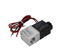 Électrovanne en laiton normalement fermée 1/4 "1/8" DC 12V 24V 110V 220V, vannes pneumatiques à 2 voies à action directe for l'eau, l'air et le gaz(1/4",24V_NORMALLY CLOSED)