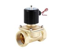 Électrovanne en laiton normalement fermée 2'' 24 V 12 V 220 V 110 V for gaz(G-12VDC-EPDM-SEAL)
