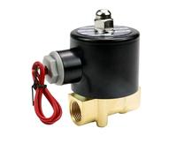 Électrovanne en laiton normalement fermée de 3/8 pouces, 24V, 12V, 220V, 110V, for eau/gaz(12vdc-nbr-seal)