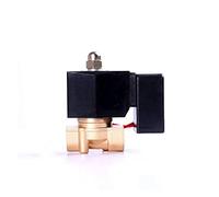 Électrovanne en laiton normalement fermée de 3/8 pouces, fonctionne 24 heures sur 24, électrovanne Non chaude 24V 12V 220V 110V(G-12VDC-NBR-SEAL)