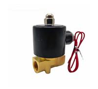 Électrovanne en laiton normalement fermée DN06/08/10/15/20/25 1/4 "3/8" 1/2 "3/4" 1 "12V 220V 24v, pneumatique for eau, huile, gaz d'hélium(G-220V-ALUMINUM ALLOY)