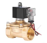 Électrovanne en laiton normalement fermée, étanche IP65, pour divers médiums, y compris l'eau, l'huile et le gaz, plage de pression complète 0 10 bar (DC24V)