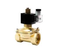 Électrovanne en laiton normalement ouverte IP65, 1-1/2", étanche, DN40, interrupteur électrique, vannes d'eau 220 V, 110 V, 24 V, 12 V(BSP-220VAC)