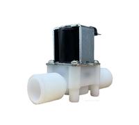 Électrovanne En Plastique 1/2" 12 V 24 220 Type NC, Distributeur Magnétique For Machine À Laver, Régulateur De Pression Pneumatique(1/2",12V_NORMALLY CLOSED)