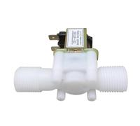 Électrovanne en plastique 1/2" 12 V 24 V 220 V, distributeur d'eau magnétique for machine à laver, interrupteur de contrôle de pression pneumatique(3/4",24V)