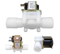 Électrovanne en plastique 1/2 "12V 24V 220V, distributeur magnétique de Machine à laver, eau potable, contrôleur pression pneumatique, interrupteur(12V,0.5 Inch)