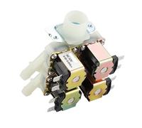 Électrovanne en plastique 12 V/24 V/220 V CC G3/4" 1 entrée 4 sorties, normalement fermée, vanne de purge d'eau, solénoïde d'arrivée d'eau électrique(AC 220V)