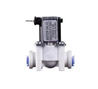 Électrovanne en plastique 12 V 24 V 220 V NO/NC for tuyau d'arrosage 1/4" 3/8" - Raccord rapide - Système d'osmose inverse (RO)(9.5mm OD,12V_NORMALLY CLOSED)