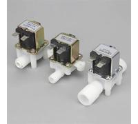 Électrovanne en plastique for lave-linge - Vanne de régulation de distributeur d'eau normalement fermée - 12 V CC/24 V CC - 1 pièce(DC12V 10-12mm)