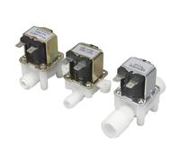 Électrovanne en plastique for machines à laver - Vanne de commande de distributeur d'eau normalement fermée, DC12 V/DC24 V, 1 pièce(DC24V 12mm)