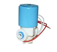 Électrovanne en plastique G1/4 "normalement fermée, 2 voies 0-120PSI for eau de boisson Pure, pneumatique AC220V DC12V DC24V 6.35mm(1/4") rapide(DC24V)