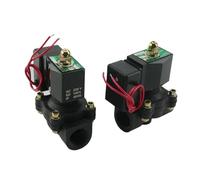Électrovanne en plastique IP65 à 2 voies normalement fermée, 1/2 "3/4" 1 "2", avec d'économie d'énergie AC220V DC12V DC24V DN15-DN50(1-1/2",AC220V)
