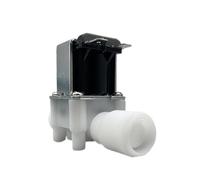 Électrovanne en plastique normalement fermée 1/2 "3/4", distributeur magnétique 12V 24V, contrôleur de pression pneumatique d'eau, interrupteur 220 volts(1/2",220V_NORMALLY CLOSED)