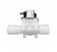 Électrovanne en plastique normalement ouverte 1/2" 3/4" 12 V 24 V, distributeur magnétique d'eau, contrôleur de pression pneumatique, interrupteur 12 24 volts