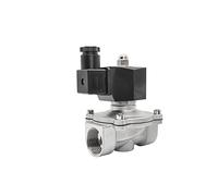 Électrovanne étanche en acier inoxydable de 1 ", électrovanne normalement fermée 12 volts(NPT-24VDC-VITON-SEAL)