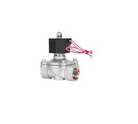 Électrovanne étanche en acier inoxydable de 1 pouce, normalement fermée, 12 volts, bobine entièrement fermée(G_24VDC_VITON-SEAL)