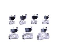 Électrovanne étanche for eau en acier inoxydable, 1/2 "3/4" 1 "2" 15 20 25 IP65, bobine haute température 12V 24V 220V(2inch,VITON-SEAL_24VDC_NORMAL OPEN)