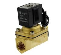 Électrovanne filetée 1/2" 2 ports positions DC 24V 500mA 12W