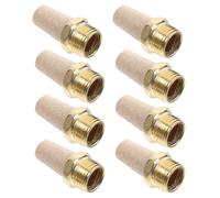 Électrovanne Filtre en Cuivre 8 Pièces Silencieux Filetée 1/4 Pt | Bruit, Format Léger et Compact, Surface Lisse, pour Compresseurs D'air et Raccords de Cylindre