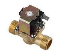 Électrovanne G1/2 en laiton normalement fermée pour le contrôle du débit d'eau avec régulation de la pression et design de sécurité anti-brûlure à sec
