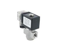 Électrovanne G1/4 VX2120-08-SS-NO normalement ouverte en acier inoxydable 304 avec joint en caoutchouc de Silicone 220VAC 12VDC DN8(220VAC,With K25.4mm)