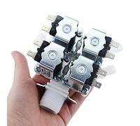 Électrovanne G3/4" 1 entrée 4 sorties, vanne de purge d'eau normalement fermée, solénoïde d'arrivée électrique(DC 12V)