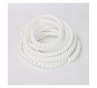 Électrovanne Gaine d'enroulement de 1/5 m, 8/10/14/16/20/25 mm, gaine de protection for câbles, spirale protectrice Vanne(White,20mm X 5Meters)