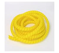 Électrovanne Gaine d'enroulement de 1/5 m, 8/10/14/16/20/25 mm, gaine de protection for câbles, spirale protectrice Vanne(Yellow,12mm X 5Meters)