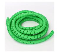 Électrovanne Gaine d'enroulement de 1/5 m, 8/10/14/16/20/25 mm, gaine de protection for câbles, spirale protectrice Vanne(Green,12mm X 5Meters)
