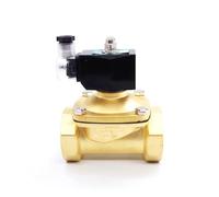 Électrovanne GPL à action directe en laiton, normalement fermée, 1-1/4" 2/2", 24 V CA, 0-10 bar(NPT-120VAC)