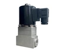 Électrovanne haute pression 100bar 20MPa 24V Orifice 3/8 SS304 DN10 Vanne à bille électrique pour huile hydraulique pour eau (DC12V)