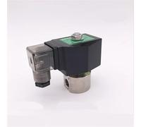 Électrovanne haute pression 2 voies 200 bar/100 bar, orifice 1/4" 12 V CC, 1,2 mm/2 mm NC, vanne de pompe de lavage de voiture en acier inoxydable SPG(1mm 200bar,AC110V)