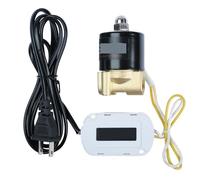 Électrovanne intelligente - Électrovanne en laiton contrôlée par application Wi-Fi de 1,9 cm, 110 V AC (laiton, 0,6 cm)