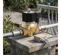 Électrovanne Laiton DN15 Normalement Fermée AC24V(AC380V) | Laiton épaissi, conception normalement fermée, contrôle pour précis du flux, pour idéal pour pipelines industriels