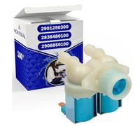 Electrovanne Lave Linge en Entrée avec 2 Sorties à 180° a le Code Original 2901250300 2836480100 2906850100 2906850200 pour Beko - Garantie de 10 Ans - MONTERAL
