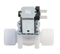 Electrovanne lave vaisselle DC 12V DN20 G3 / 4" - Valve électromagnétique plastique et laiton, normalement fermée, résistante à l’eau - Idéale pour alimentation automatique et