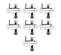 Électrovanne Lot de 10 adaptateurs de dérivation for pommeau de douche à 3 voies, interrupteur à trois fonctions, connecteur for robinet, accessoires de salle de bain for hôtel et maison Vanne(7PCS)