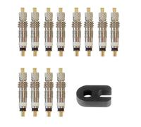 Électrovanne Lot de 6 ou 12 outils de démontage de valves de vélo de route en laiton for tubeless Vanne(12pcs)