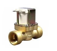 Électrovanne magnétique électrique normalement fermée en laiton, filetage femelle 1/2 pouce, 1 pièce(Pressure Type,24V_NORMALLY OPEN)