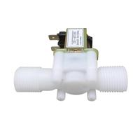 Électrovanne magnétique en plastique 1/2" 12 V 24 V 220 V for machine à laver, distributeur d'eau potable, contrôleur de pression pneumatique(1/2",24V)