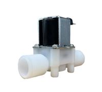 Électrovanne magnétique en plastique 1/2" 12 V 24 V 220 V NC for distributeur d'eau potable, régulateur de pression pneumatique for machine à laver(3/4",12V_NORMALLY CLOSED)