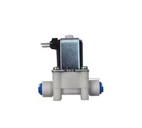 Électrovanne magnétique normalement ouverte 1/4" DC 12 V 24 V, interrupteur de débit d'entrée d'eau, contrôleur magnétique for distributeur(24V)