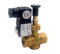 Electrovanne manuelle de gaz ouverte pour réarmement dn20-3/4 "ff pe 6bar m16/rmo na