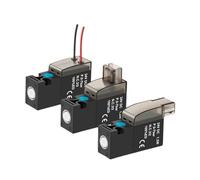 Électrovanne miniature haute fréquence 30 Hz 2 positions 3 voies | Électrovanne miniature haute fréquence 10 mm 30 Hz 2 positions 3 voies pour vide 24 V 12 V 6 V(L Type Dc24v)