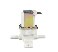Électrovanne motorisée en plastique 1/4" à prise rapide for fontaine à eau avec support vertical 12 V, 24 V, 220 V(220VAC,Normally Open)